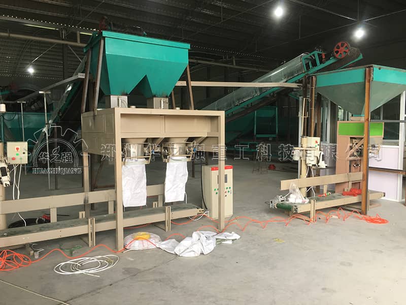 雞糞有機肥翻拋造粒生產線